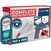 Wrappybag Funda Antichinches Colch&oacute;n &ndash; Antiacaros Impermeable 80% Algod&oacute;n 140x200x30