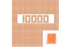 ATIL 10,000pcs Gel Ball Ammo Refill for Electric Gun Blaster Orange