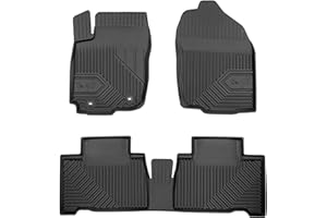 M MOTOS Tapis de sol caoutchouc pour Toyota RAV4 IV 2015-2019 Améliorez Votre Confort de Voyage avec Le tapis noir antidérapant Auto No.77- tapis voiture Tous Temps pour Voiture, Protection Contre les