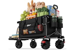 Portal 400 L strandvagn för sand med nedfällbar baklucka festival campingvagn slitstark terräng stora hjul vikbar drag längs