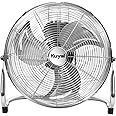 Kuyal Floor Fan, Electric Air Circulator Fan 55cm 3 speeds Floor Standing Cooling Fan, Pedestal Fans 18'' for Home, Garage, Gym and Office, 100W…