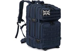 QT&QY 45L Military Tactical Backpacks Molle Army Assault Pack 3 Day Bug Out Bag Hiking Treeking Camouflage Hunting Rucksack