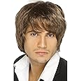 Smiffys Boy Band Wig - Brown(Size: US One Size)