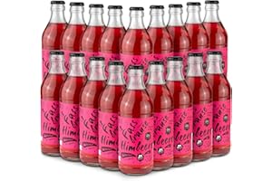 ‎ZWÖNITZER HANDWERKLICH GEBRAUT Brauerei Zwönitz Fassbrause Himbeere 18er Pack / 0,33 Liter Flaschen Himbeer Brause/Erfrischende Brause Limo aus Sachsen