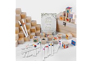 ‎EIGTWEN EIGTWEN 78 Stück babyparty Spiele Bausatz, Das lustigste Baby Party Spiele Aller Zeiten, babyshowerparty Spiele Aktivitäten für Gäste, geeignet für babyparty Junge und Mädchen