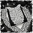 Y2Y Women's Heavy Cotton Embroidery Work Unstitched Salwar Suit Dress Material With Chanderi Work Dupatta (Free Size_Multi Color)