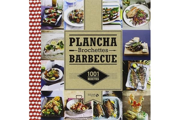1001 recettes de plancha, brochettes et barbecue