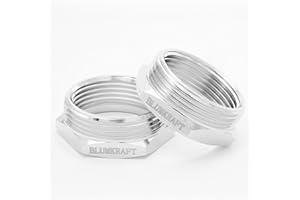 BLUMKRAFT Set di 2 adattatori in metallo compatibili con Pintossi/Pintossi+c (Prototipo) radiatore a M26x1.5 per termostato/testa termostatica M30x1.5 maschio