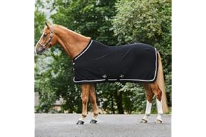 Harry Hall Masta Horse Fleece Stable Rug - Protective Super Soft Sheet for Horses - Equestrian Show Travel Blanket - Breathable Anti-Rub lining