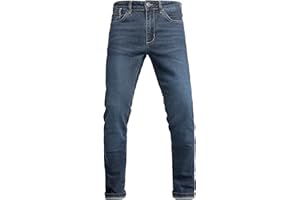 John Doe Pioneer - Monolayer | CE - Zertifizierung AAA | Motorradhose | Atmungsaktiv | Motorrad Jeans | Denim Jeans mit Stretch | Mit Protektoren