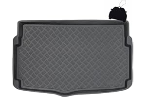 M MOTOS Tapis de coffre en PE pour Hyundai i20 III depuis 2020 Rendez votre voyage plus confortable grâce à ce tapis de voiture durable - Tapis de coffre de voiture tout temps, protection contre les s