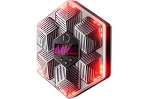 CRECAD Music Boxing Machine Adultos - 14 Modos de 16 Velocidad Maquina Boxeo Musical Pared con Guantes De Boxeo - Máquina de Boxeo con Bluetooth y Recuento Inteligente y Luces al Ritmo de la Música