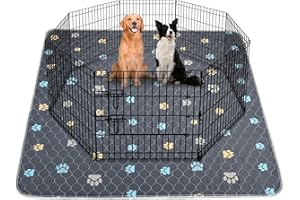 2 Stück Wiederverwendbare Hundetrainingspads, 121 x 121cm Haustier-Urinunterlage waschbare, Aitmexcn Super Saugfähig Welpenunterlagen, Wasserdicht, Urinierunterlagen für Hunde, Auto, Reisen