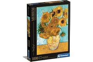 Clementoni - 31438 - Museum Collection Puzzle - Van Gogh, Girasoli - 1000 pezzi
