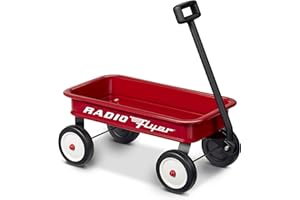 Radio Flyer 16.5” Retro Toy Wagon (Amazon Exclusive), Red Wagon Toy, For 1.5+ Years Old