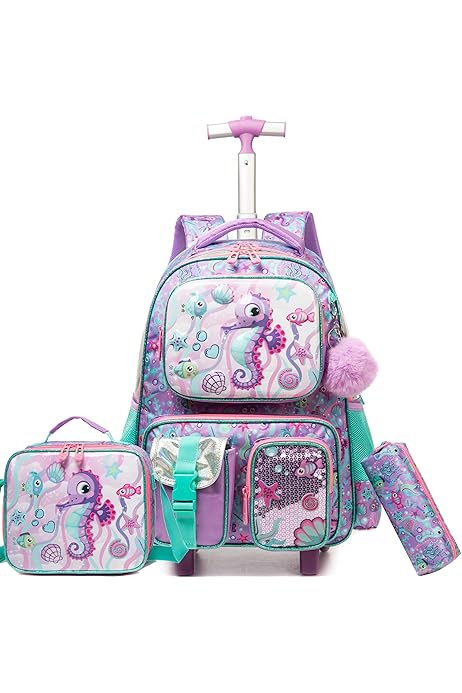 Zaino Trolley Scuola Primaria Zaino Trolley Unicorno Per Bambina