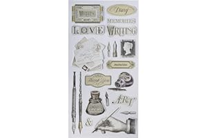 STAMPERIA INTERNATIONAL, KFT DFLCB14 Chipboard cm 15x30-Calligraphy, 15cmX30cm