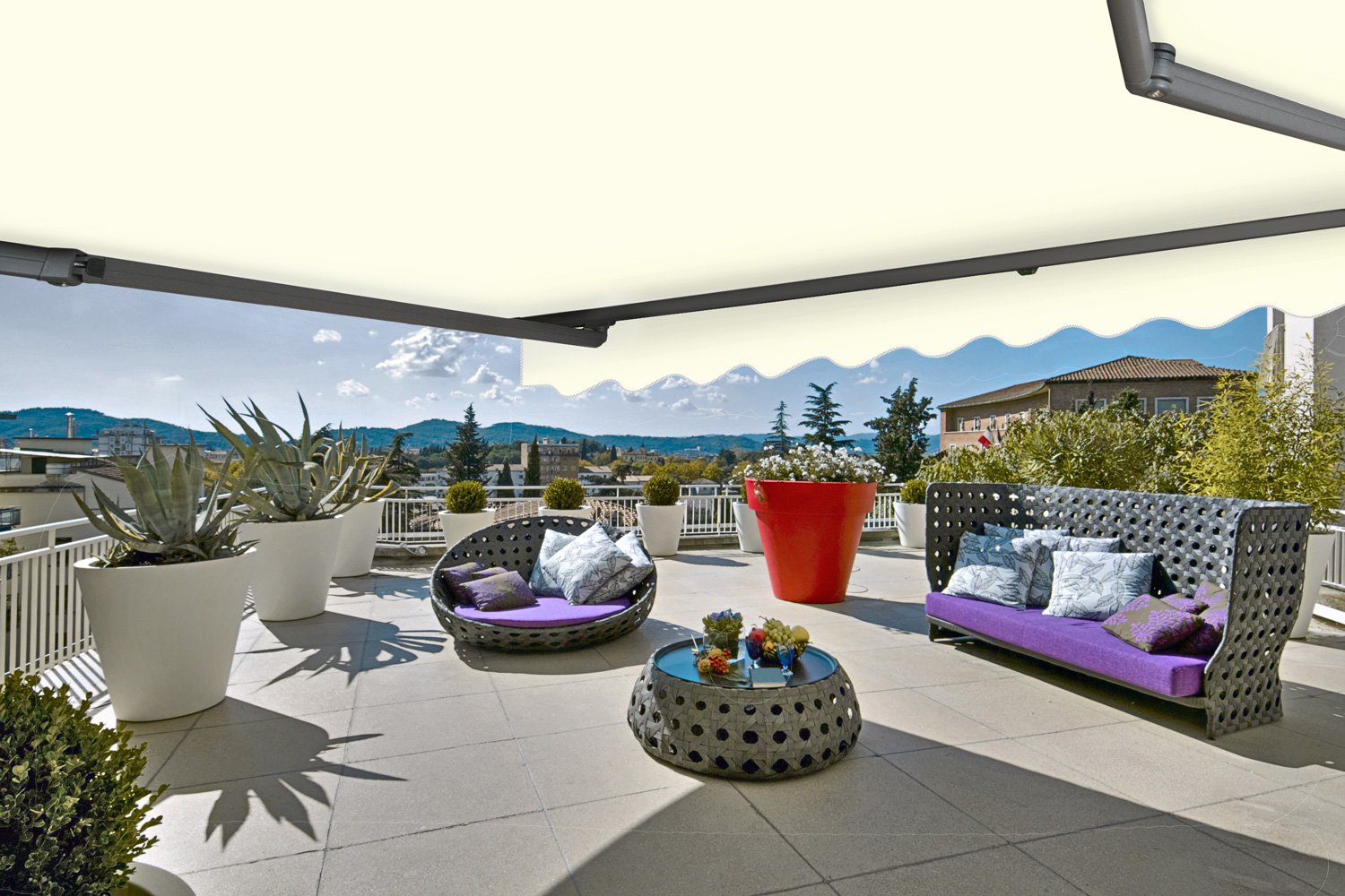 empasa manuelle Gelenkarmmarkise Markise 'Start' Sonnenmarkise Sonnenschutz viele Farben und Größen wählbar Alu/Polyester – Bild 8