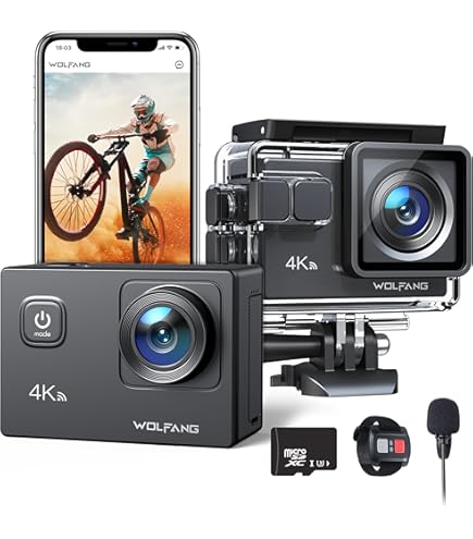 Action Cam FHD 1080P met 32 GB kaart, onderwatercamera