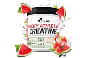 ‎OLIMP SPORT NUTRITION Olimp Rocky Athletes® Creatine - 250 g, Watermelon Ice - Creatine Monohydrate Pulver - Booster pre Workout