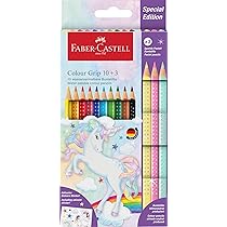 FABER-CASTELL 201737 - Coffret De Crayons De Couleur Sparkle 12 Pièces