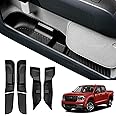 Mabett Door Side Storage Tray for Ford Maverick 2022-2024 Accessories, Door Storage Insert Organizer Box Fit Maverick(TPE, Front+Rear Doors 4 PCS Set)