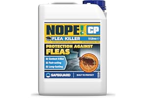 NOPE! CP Flea Spray (5 Litre) for The Home – Fast-Acting, Odourless & Non-Staining, Extended Residual Action up to 3 Months. Indoor & Outdoor Flea Killer