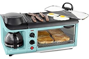 Nostalgia BST3AQ Breakfast Station, Aqua