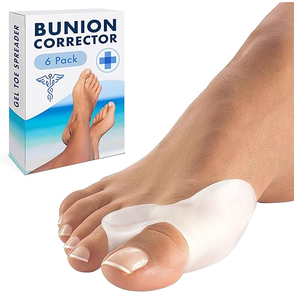 2x Silicone-Gel Little Toe Finger Hallux Valgus Corrector Pain - Foto 5