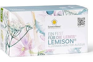 ‎SONNENMOOR SonnenMoor Lemison 8 x 100 ml - ein Fest für die Leber - flüssiger Kräuterauszug zum Einnehmen