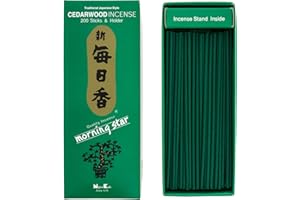 Nippon Kodo Morning Star incenso al cedro 200 bastoncini