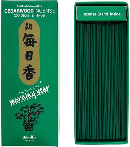 NIPPON Kodo Kayuragi Plum Incense Wooden Box with Incense Holder 40 Sticks – Made in Japan