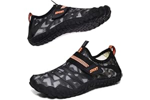 MAXOME Water Shoes Kids Boys Girls Beach Shoes Kids Aqua Swimmming Shoes Pool Barefoot Shoes Quick Dry Lightweight Kids Surfing Diving Shoes
