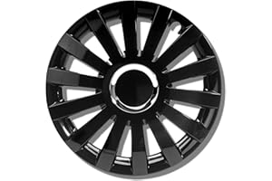 ALBRECHT AUTO-ZUBEHÖR Albrecht 16 Zoll Radkappen schwarz für Stahlfelgen - Sail Radzierblenden aus hochwertigem Kunststoff - Langlebige Radblenden in originaler Albrecht Verpackung - Made in EU