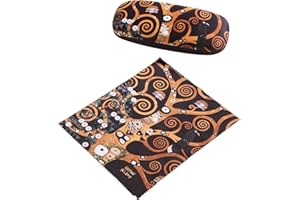 Goebel Brillenetui Artis Orbis Gustav Klimt - Der Lebensbaum, Größe: 16x6x4,5cm, inklusive Mikrofasertuch, 67-060-91-1