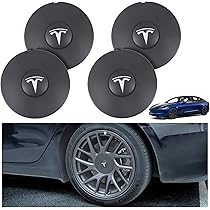 WatSKY 4 Pezzi Auto Coprimozzi Adesivo,Impermeabile