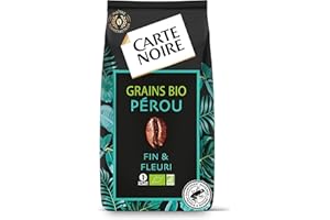 CARTE NOIRE CZARNA KARTA - Kawa ziarnista "Wybór Peru" - Organiczna 100% Arabica - Opakowanie 500 g - Wyprodukowano we Francji