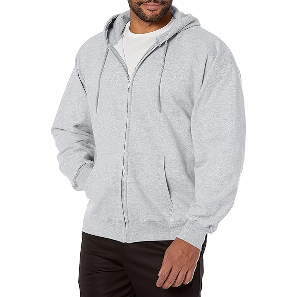 mens hanes zip up hoodie