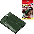 Dekton Tarpaulin 6ft x 9ft | 65 GSM Normal Green | Durable, Weather-Resistant Cover for Outdoor Use | Ideal for Camping, Gardening and Construction Projects | Lightweight and Easy to Handle