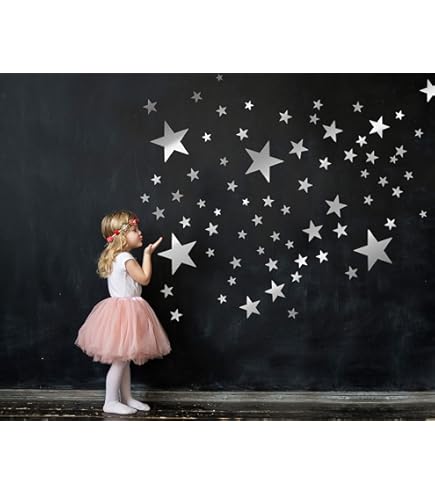 Adesivi Murali Stelle 25 Pezzi - Decorazione Camera Bambini, Color Pastello, Rimovibili Senza Residui - Foto 12
