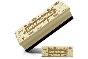 ERNESTINE - Brosse en bois pour tableau maîtresse - cadeau maitresse et maitre - cadeau professeur institutrice - cadeau personnalisé maîtresse école - cadeau école - remerciement fin année scolaire