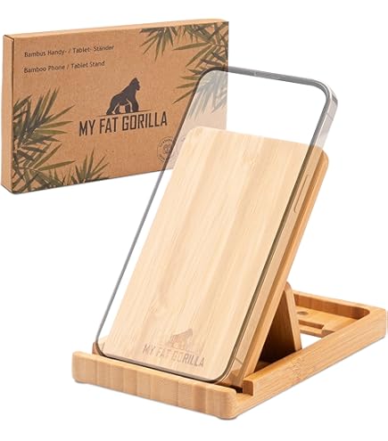 Supporto Per Cellulare E Tablet In Bambù IKEA Bergenes - Design Sostenibile E Compatto - Foto 3