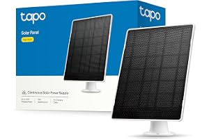 Tapo A202 4,5 W, 5,2 V solpanel, lämplig för Tapo batterikamera, flexibel installation, högeffektiv laddning, IP65, 360° just