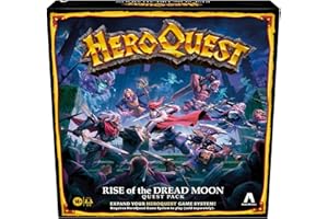 AVALON HILL HeroQuest: Rise of The Dread Moon Quest Pack, Wymaga systemu gry HeroQuest do gry, Gry fabularne dla 2-5 graczy, Wiek 14+