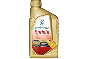 Petronas Sprinta Olio Motore 4T 100% Sintetico 4 Tempi F900 10W-40 - Confezione da 1 Litro