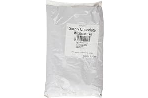 Simply Chocolate Milkshake Powder for Delicious Creamy Milkshakes and Chocolate Milk (1 Kg)