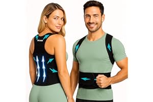 Roar® Korektor postawy pleców, korektor pleców mężczyźni kobiety, proste plecy mężczyźni kobiety, korektor postawy, korektor postawy pleców, korektor pleców, prostownica korektora postawy (L)