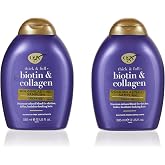 OGX Biotin Kolajen S&uuml;lfatsız Şampuan 385 ml x2