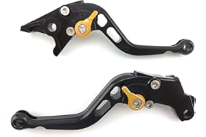 aVDB-moto Par de manetas cortas compatible con Africa Twin 1000 standard 2016 – 2017 & Africa Twin crf1000l 2018 – 2019