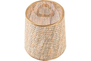 Artibetter Abat-Jour Tissé Coloré En Pvc 4.5 Pouces Abat-Jour Cône Pour Lampe De Table Et Lampadaire Décoration Intérieure Polyvalente
